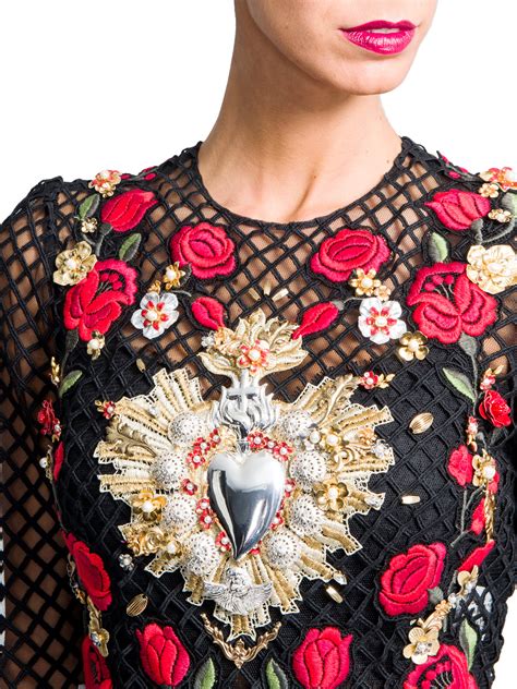 dolce gabbana sacred heart dress